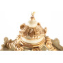 IQ4350 ITALIAN PAINTED AND GILDED FIVE-SIDED LANTERN