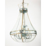 IQ4351 UNUSUAL LARGE HEXAGONAL SHAPED BRONZE LANTERN
