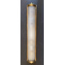 IQ4353 WONDERFUL LARGE PAIR VINTAGE VAUGHAN BRONZE CURVED FROSTED GLASS LANTERN SCONCES
