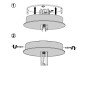 IQ4374 LARGE CHANDELIER SCULPTURE