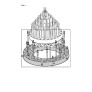 IQ4374 LARGE CHANDELIER SCULPTURE