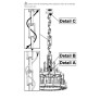 IQ4374 LARGE CHANDELIER SCULPTURE