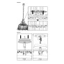 IQ4374 LARGE CHANDELIER SCULPTURE