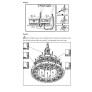 IQ4374 LARGE CHANDELIER SCULPTURE