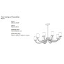 IQ4385 LARTIGUE OVAL CHANDELIER