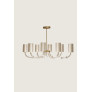 IQ4385 LARTIGUE OVAL CHANDELIER