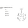 IQ4391 BLOSSOM CEILING LIGHT
