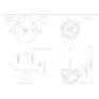 IQ4391 BLOSSOM CEILING LIGHT