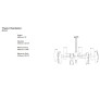 IQ4392 THERA CHANDELIER
