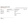 IQ4393 SALPERTON CEILING LIGHT
