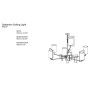 IQ4393 SALPERTON CEILING LIGHT