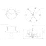 IQ4393 SALPERTON CEILING LIGHT