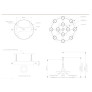 IQ4396 COMPTON CEILING LIGHT