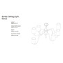 IQ4398 EMILE CEILING LIGHT