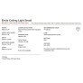 IQ4401 EMILE CEILING LIGHT