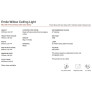 IQ4402 EMILE WILLOW CEILING LIGHT