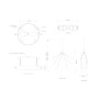 IQ4403 SULLY CEILING LIGHT