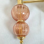 IQ4421 PURPLE AND GRAY MID CENTURY MODERN MURANO SCONCES