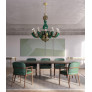 IQ4428 MURANO BLOWN GLASS CHANDELIER 