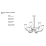 IQ4447 ROUND LARTIGUE CHANDELIER