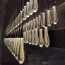 IQ4474 SOLITAIRE LINEAR CHANDELIER