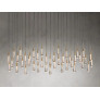 IQ4474 SOLITAIRE LINEAR CHANDELIER