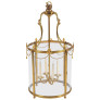 IQ4485 REGENCY STYLE BRASS HALL LANTERN
