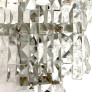 IQ4491 PAIR OF MIDCENTURY GLASS SCONCES
