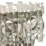 IQ4491 PAIR OF MIDCENTURY GLASS SCONCES