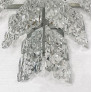 IQ4491 PAIR OF MIDCENTURY GLASS SCONCES