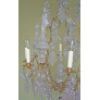 IQ4492 18TH CENTURY VENETIAN ROCOCO CRYSTAL AND BRONZE CHANDELIER