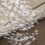 IQ4506 ISLIAH MODERN MURANO HAND BLOWN CLEAR CRYSTAL GLASS LEAF CHANDELIER