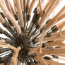 IQ4511 ARTERIORS FINCH 8 LIGHT CHANDELIER
