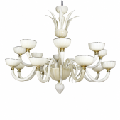 PS2033 VENETIAN CHANDELIER IVORY SHADE