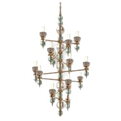 IQ8278 ITALIAN MURANO GLASS CHANDELIER