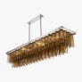 KA1660 PENTAGON RECTANGULAR CHANDELIER