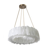 PS1078 MARAKESH  SELENITE CHANDELIER