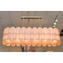 PS1191 PINK MURANO CHANDELIER