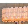 PS1191 PINK MURANO CHANDELIER