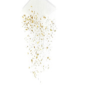 PS1317 FIBER LEAFS LIGHT