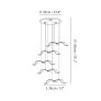 QZ9745 LARGE SEAGULL CHANDELIER