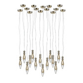 PS1815 GOLDEN DROPS 14 CHANDELIER