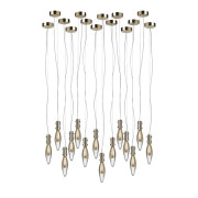 PS1815 GOLDEN DROPS 14 CHANDELIER