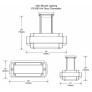 PS1863 ART DECO CHANDELIER