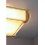 PS2646 BRONZE ART DECO CEILING LIGHT