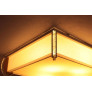 PS2646 BRONZE ART DECO CEILING LIGHT
