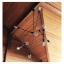 WM2719 BLACK MOGI CHANDELIER