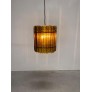 IQ8329 ROUND AMBER GLASS CHANDELIER