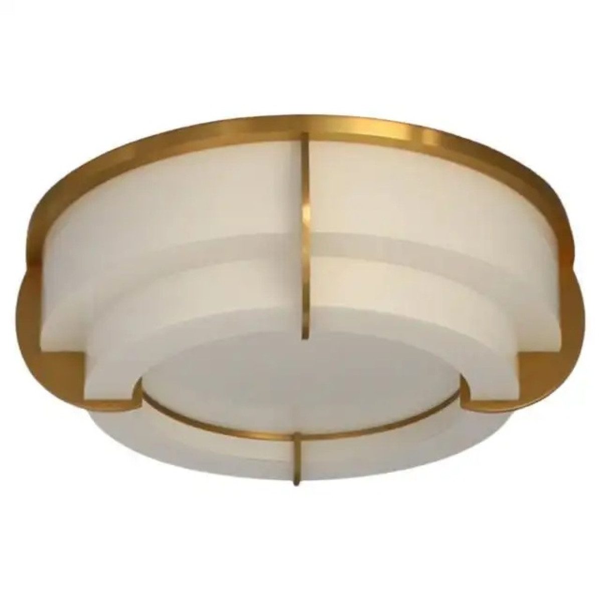 PS2647 FRENCH 2-TIERED FLUSH MOUNT