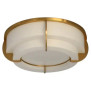 PS2647 FRENCH 2-TIERED FLUSH MOUNT